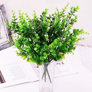 Plante artificielle en eucalyptus vert, 30 cm-100 cm, en plastique, pour la décoration extérieure du jardin et de la maison - Product Image 3