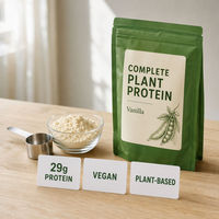 Poudre de protéines végétales complètes à la vanille 29g Protéines Complément alimentaire végétalien OEM ODM