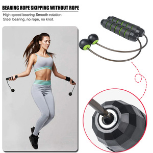 Corde à sauter sans fil lestée pour fitness à domicile et sport, corde à sauter rapide sans fil - Product Image 3