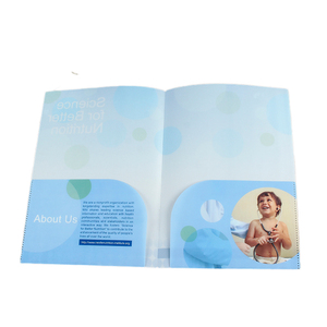 Hengyao trường nhà cung cấp của thiết kế mới nhất chất lượng cao A4 vuông thư mục tập tin trong suốt in L hình dạng PP thư mục cuốn sách - Product Image 3