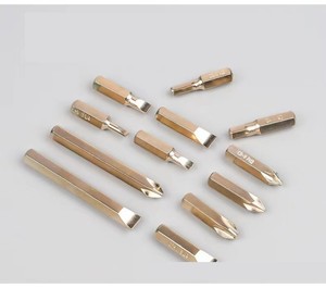 13-Piece Impact <b>Screwdriver</b> <b>Set</b> Screw Extractor Galvanized Finish Chrome Vanadium Steel Cr-V Handle Rusty Stubborn Screw Removal - Product Image 4