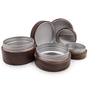 Direkt vom Hersteller: Vielseitige Bambus-Überzogene Leere Boxen zur Verwendung als Kosmetik-Aufbewahrungsbehälter. - Product Image 1