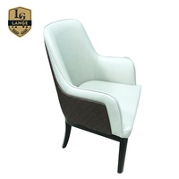 Meubles de Casino En Microfibre En Cuir Haut Dossier VIP Baccarat Chaise de Table