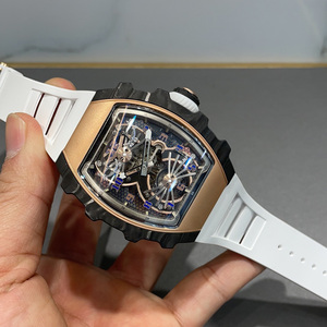 นาฬิกาข้อมือผู้ชาย ดีไซน์หรูหรา รุ่น YRM21-01 คาร์บอนไฟเบอร์ ทูร์บิญอง เครื่องกลไก ขายส่งจากโรงงาน - Product Image 2