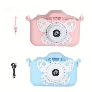 BTJ Kids <b>Camera</b> Toy Cute Digital 1080p HD <b>Mini</b> Selfie <b>Camera</b> CMOS 32GB Built-in Memory 2.0inch Screen Wide Angle One Click Kids - Product Image 1