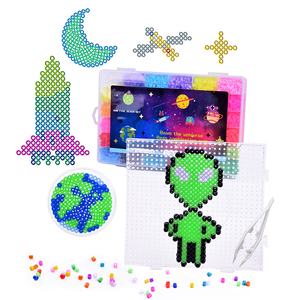 Perles Hama créatives 36 couleurs pour enfants, boîte de rangement EVA multicolore 5 mm, perles Perler pour l'apprentissage des enfants - Product Image 2