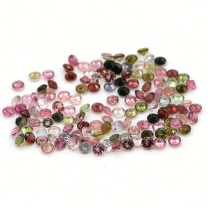 Piedra de turmalina natural Piedra de turmalina de corte brillante para joyería - Product Image 5