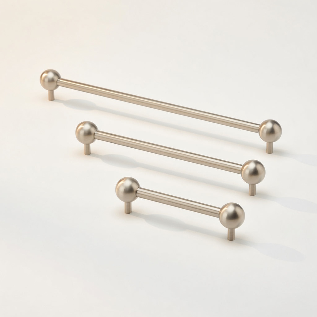 KOPPALIVE Solid Brass Sphere Cabinet Door Handles Antique Drawer Pulls ...