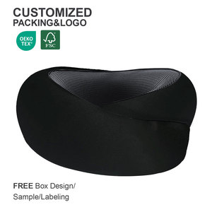 Tùy Chỉnh Chuyến Bay Có Thể Gập Lại Bộ Nhớ Bọt Hình Chữ U Gối Mềm Du Lịch Bọc Hỗ Trợ Cổ Cuộn Du Lịch Gối Với Logo Cho Máy Bay - Product Image 4