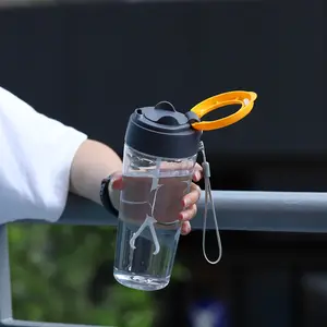 Thông Minh Thiết Kế Đáng Yêu Bán Buôn Miệng Rộng Tritan Ngoài Trời Shaker Motivational Tùy Chỉnh Thể Thao Uống Chai Đối Với Tập Thể Dục - Product Image 1