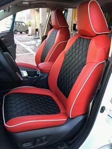 OEM ODM housses de siège de voiture personnalisées style sport <span class=keywords><strong>cuir</strong></span> à la mode PVC lin tissu contraste Civic Golf Polo Passat classe E - Product Image 2