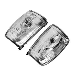 Carcasa de Luz Direccional para Espejo Retrovisor de Ford Transit Mk8, Material de PC, 2014-2019, Repuesto, Color Blanco y Amarillo - Product Image 3