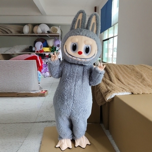 Traje <span class=keywords><strong>de</strong></span> <span class=keywords><strong>disfraz</strong></span> <span class=keywords><strong>de</strong></span> <span class=keywords><strong>muñeca</strong></span> <span class=keywords><strong>de</strong></span> dibujos animados divertidos <span class=keywords><strong>de</strong></span> Mascota <span class=keywords><strong>de</strong></span> Halloween <span class=keywords><strong>de</strong></span> Internet con tocado del mismo estilo para celebrar en Internet - Product Image 4