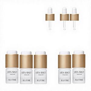 Suero Facial Líquido Antienvejecimiento con Alfa Arbutina, Ampolla Aclarante y Blanqueadora, Vitamina C Estabilizada, Ácido Hialurónico para Manchas Oscuras - Product Image 1