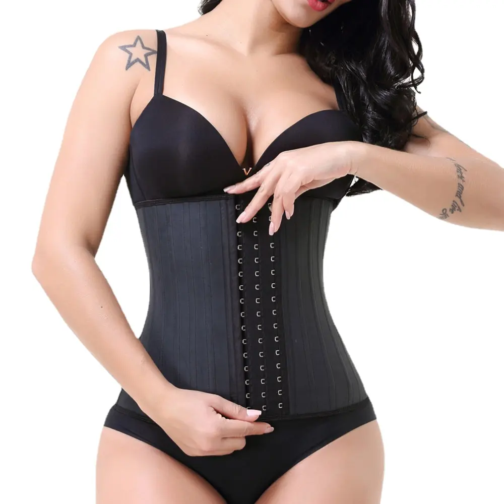 مدرب خصر المرأة 25 الصلب الجوفاء اللاتكس Cincher Underbust مشد تسمية خاصة الخصر المتقلب للنساء فقدان الوزن حزام