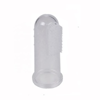 Soins dentaires pour animaux de compagnie Brosse à dents en silicone 360 degrés pour chiot Chien Brosse à dents pour animaux de compagnie Brosse à dents pour doigts avec poils doux pour le nettoyage des dents