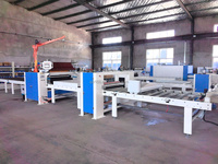 Ligne de machine de collage de film PVC à grain de bois pour panneaux de porte WPC en contreplaqué MDF de 1300 mm avec revêtement à rouleaux à colle solvant