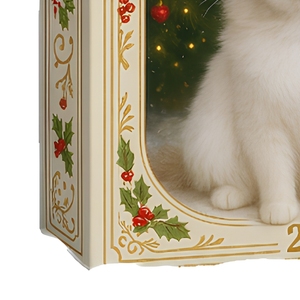 Calendario de Adviento de Gatos, Caja de Juguetes de Papel de 24 Días, Set de Regalo de Cuenta Regresiva Navideña con Mini Figuras de Gatos, Decoración Navideña Desprendible - Product Image 5
