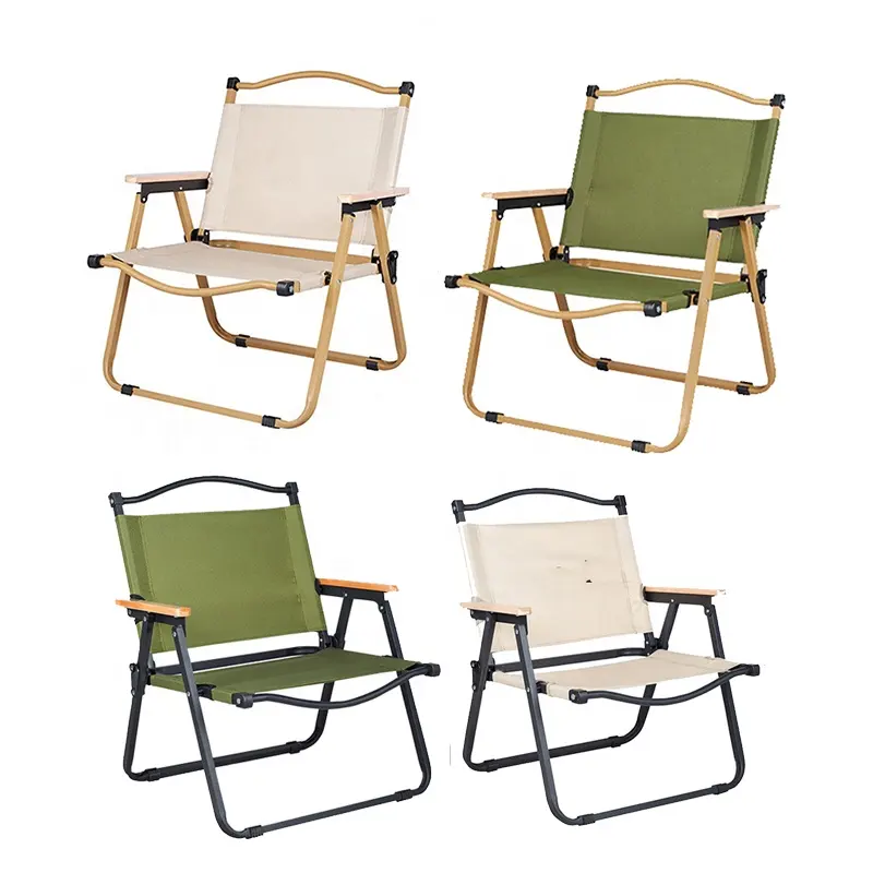 Fabbrica personalizzata sedia pieghevole all'aperto sedia Kermit in acciaio al carbonio lega di alluminio campeggio alpinismo viaggi all'aperto forniture