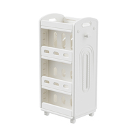 Étagère à livres en plastique amovible pour enfants, organisateur de rangement en plastique personnalisé pour enfants, étagère de rangement pour armoire d'enfant, côté bureau