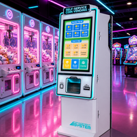 Terminal Penukaran Token Otomatis untuk Pusat Hiburan Keluarga Mesin Dispenser Token Logam Layanan Mandiri Arcade