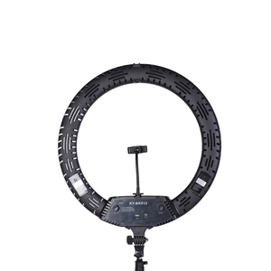 Anneau lumineux CPYP <span class=keywords><strong>KY</strong></span>-BK512 de 22 pouces avec trépied et support pour téléphone portable pour diffusion en direct - Product Image 1