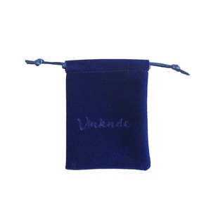 Plush Royal Blue <b>Drawstring</b> Bags 8x10cm 5x7cm Jewelry Packaging Bracelet Bangle Storage Gift <b>Pouches</b> Rectangular Fabric - Product Image 5
