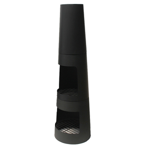 Modern Crafted Steel Fireplace with <strong>Chimney</strong> <strong>for</strong> <strong>Garden</strong> - Product Image 2