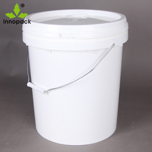 Innopack - Cubo de Plástico Transparente de 5 Galones con Tapas Azules, Grado Alimenticio, para Miel, Encurtidos y Otros Alimentos - Product Image 1