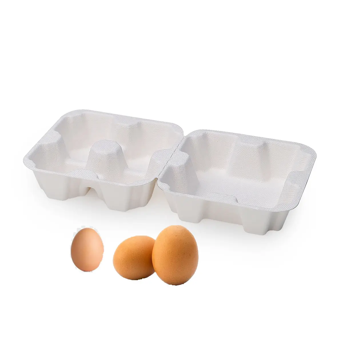 Boîte d'emballage de pâte à modeler en papier biodégradables, boîte d'emballage avec insertion d'œuf, plateaux à pression