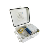 Boîtier de distribution de fibre optique FTTH 16 cœurs, étanche pour extérieur, avec adaptateurs SC APC UPC, boîtier terminal optique
