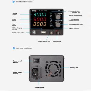 Alimentation TTLTES 305MS 3010MS réglable 0-30V 0-10A, entrée 220V, affichage LED, unité simple 300W à découpage - Product Image 6