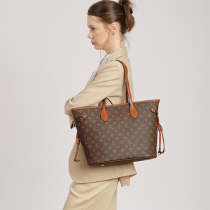 Sacs à bandoulière de luxe pour femmes, design rétro, imprimé, sac à main pour les voyages d'affaires, grande capacité, sac fourre-tout en cuir - Product Image 6