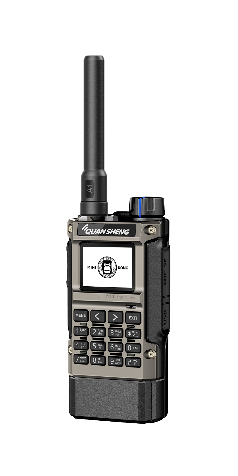QUANSHENG UV-K1(8) アナログ無線機 2500mAhバッテリー付き