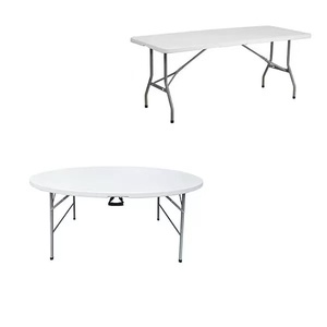 Mesa Plegable Redonda de Plástico Tradicional para Exteriores y Hospitales, Gran Venta - Product Image 5