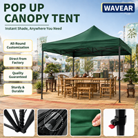 Tente Pop-Up 10x10 Robuste Imperméable pour Extérieur, Usage Commercial Moyen, pour Événements et Salons Professionnels, Impression de Logo Personnalisé