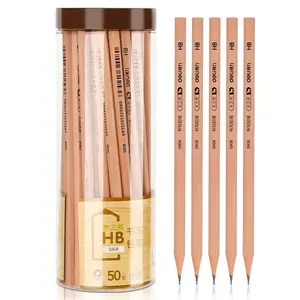 デリS908-HB本/バレルグラファイトペンシルアート学生がスケッチログ六角鉛筆を描く64バレル * 50本 = カートンセットあたり3200本