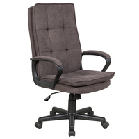 Chaise pivotante en cuir de haute qualité confortable ergonomique chaise de bureau exécutif à dossier haut Design contemporain en gros