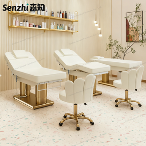 Lit <span class=keywords><strong>de</strong></span> beauté électrique <span class=keywords><strong>de</strong></span> luxe en acier inoxydable doré, <span class=keywords><strong>table</strong></span> <span class=keywords><strong>de</strong></span> <span class=keywords><strong>massage</strong></span> <span class=keywords><strong>extra</strong></span> <span class=keywords><strong>large</strong></span> à 4 moteurs, lit pour extensions <span class=keywords><strong>de</strong></span> cils - Product Image 3