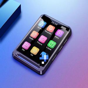 Reproductor MP3 con Pantalla Táctil Completa de 2.4 Pulgadas, Cuerpo Metálico, Dispositivo de Música Inalámbrico, Grabadora de Video, Radio FM, Compatible con Tarjeta TF, Interfaz Tipo-C - Product Image 1