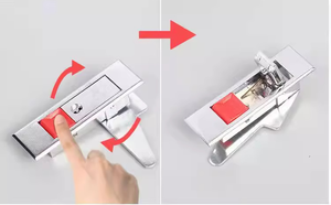 Hợp kim kẽm ms603 pushbutton điện Khóa cửa điện băng pushbutton khóa - Product Image 6