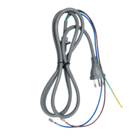 Cable de Alimentación con Conexión a Tierra de 3 Pines Estándar Brasileño C13 NBR 14136 H05VV-F 3G para Monitor de Computadora, TV, Impresora, Electrodomésticos