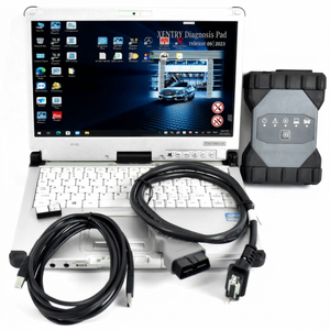 Truckbrother เครื่องสแกนวินิจฉัยเครื่องยนต์ดีเซล12-24V C6ดาว MB ของแท้ CFC2แล็ปท็อป - Product Image 1