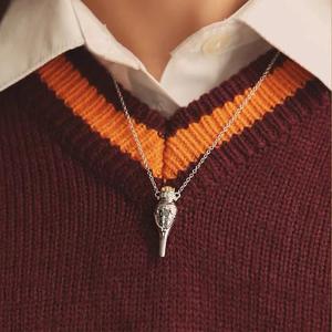 S925 स्टर्लिंग चांदी भाग्यशाली आदमी के लिए पीले एगेट के साथ पीले एगेट के साथ जादू हार - Product Image 3