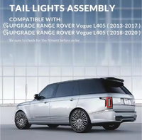 2013-2022 Land Rover Range Rover L405 Cullinan modèle LED feu arrière dynamique mise à niveau lentille transparente à l'état neuf