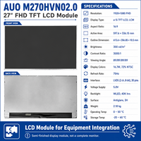 Panel LCD M270HVN02.0 27 Inci FHD 1920x1080 300 Nits AMVA LVDS TFT Modul LCD untuk Peralatan Tampilan Industri