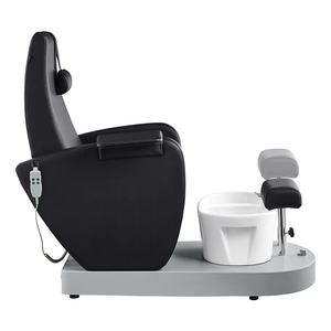 Sillón de Pedicura Reclinable Ajustable con Tazón de Cerámica, Jets Magnéticos, Silla de Spa con Vibración y Masaje para Salón de Belleza - Product Image 1