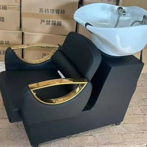 Chaise de lavage de cheveux Kelly, mobilier de salon, fauteuil de barbier, lit de shampooing inclinable - Product Image 4