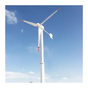 Mini sistema di energia turbina eolica 380v produttori di asse centrale elettrica 15kw tetto orizzontale turbina eolica