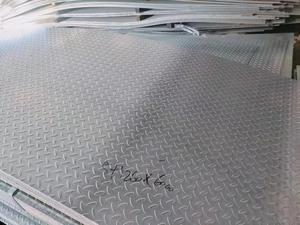 Plaque en acier inoxydable de la série 300 de Wuxi, plaque diamantée pour escalier, pédale antidérapante, personnalisable, norme <span class=keywords><strong>JIS</strong></span> - Product Image 5